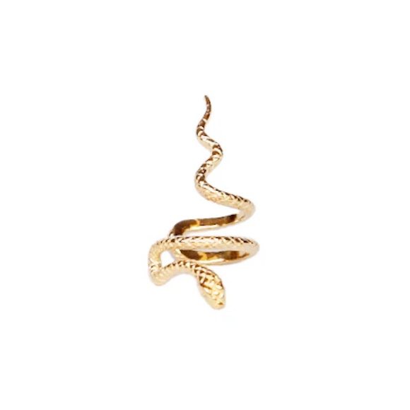 Ear Cuff Snake in Gold Vermeil by Jungle Via - Picture 3 of 3